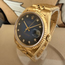 Rolex Datejust Blue Vignette Diamonds Dial 16238 1