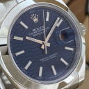 Rolex Datejust II Blue Fluted Motif Dial 126300 6