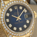 Rolex Datejust Lady Blue Vignette Diamonds Dial 179158 6