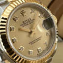 Rolex Datejust Lady Champagne Diamonds Dial 279173 6