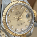 Rolex Datejust Lady Diamonds Dial 69173 6