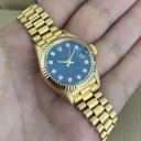 Rolex Datejust Lady Blue Diamonds Dial 69178 10