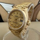 Rolex Datejust Lady Champagne Diamonds Dial 69178 1