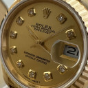 Rolex Datejust Lady Champagne Diamonds Dial 69178 4