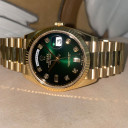 Rolex Day-Date Green Diamonds 128238 12