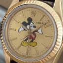 Rolex Oyster Perpetual Lady Quadrante Custom Aftermarket Mickey Mouse Topolino  67198 4