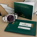 Rolex Oyster Perpetual Red Grape 114300 1