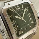 Cartier Santos Modello Grande Green Dial 4072 WSSA0062 6
