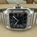 Cartier Santos Modello Medio Diamonds W4SA0006 15