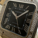 Cartier Santos Modello Medio Diamonds W4SA0006 6