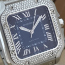 Cartier Santos Modello Medio Diamonds W4SA0006 6