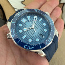 Omega Seamaster 300 Blue Dial Diver 21032422003002 11